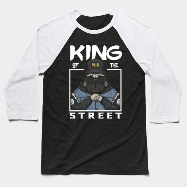 King of the street Baseball T-Shirt by Genio01